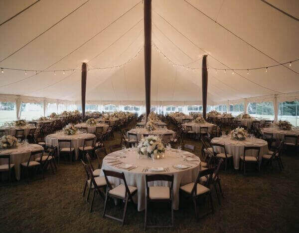 Event tent arrangement